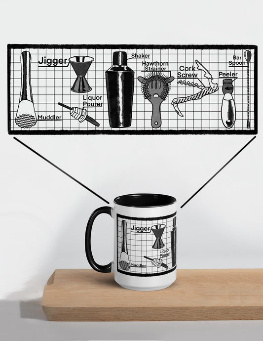 Bartender’s Kit Mug with Color Inside