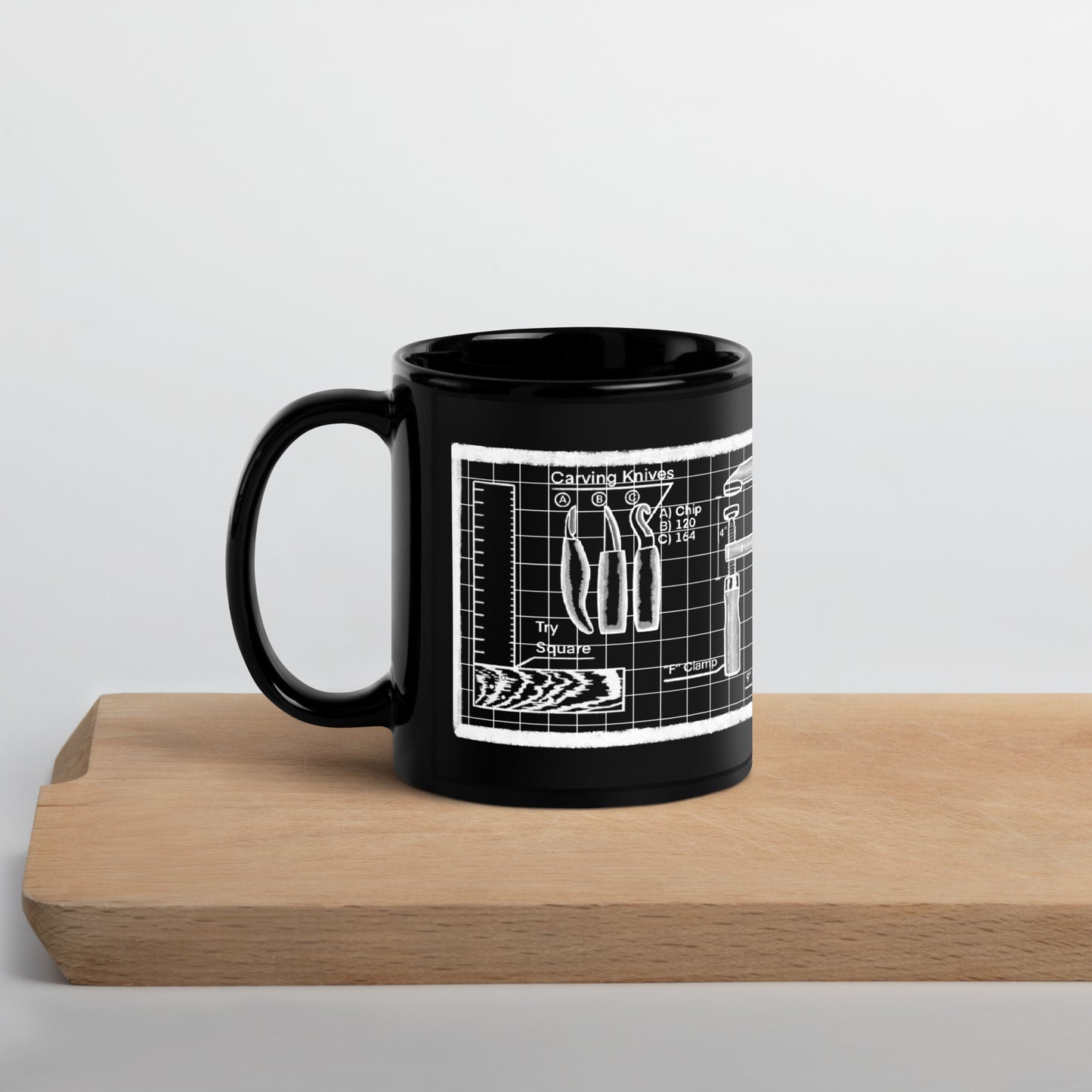 Carpenter's Kit Black Mug