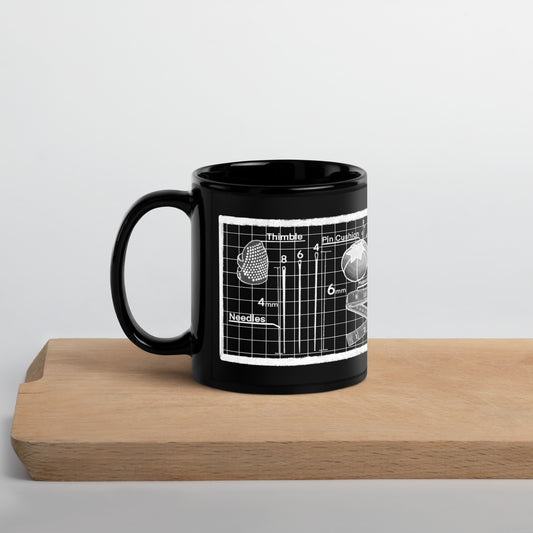 Tailor's Kit Black Mug