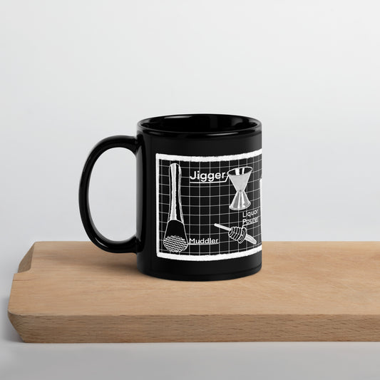 Bartender's Kit Black Mug