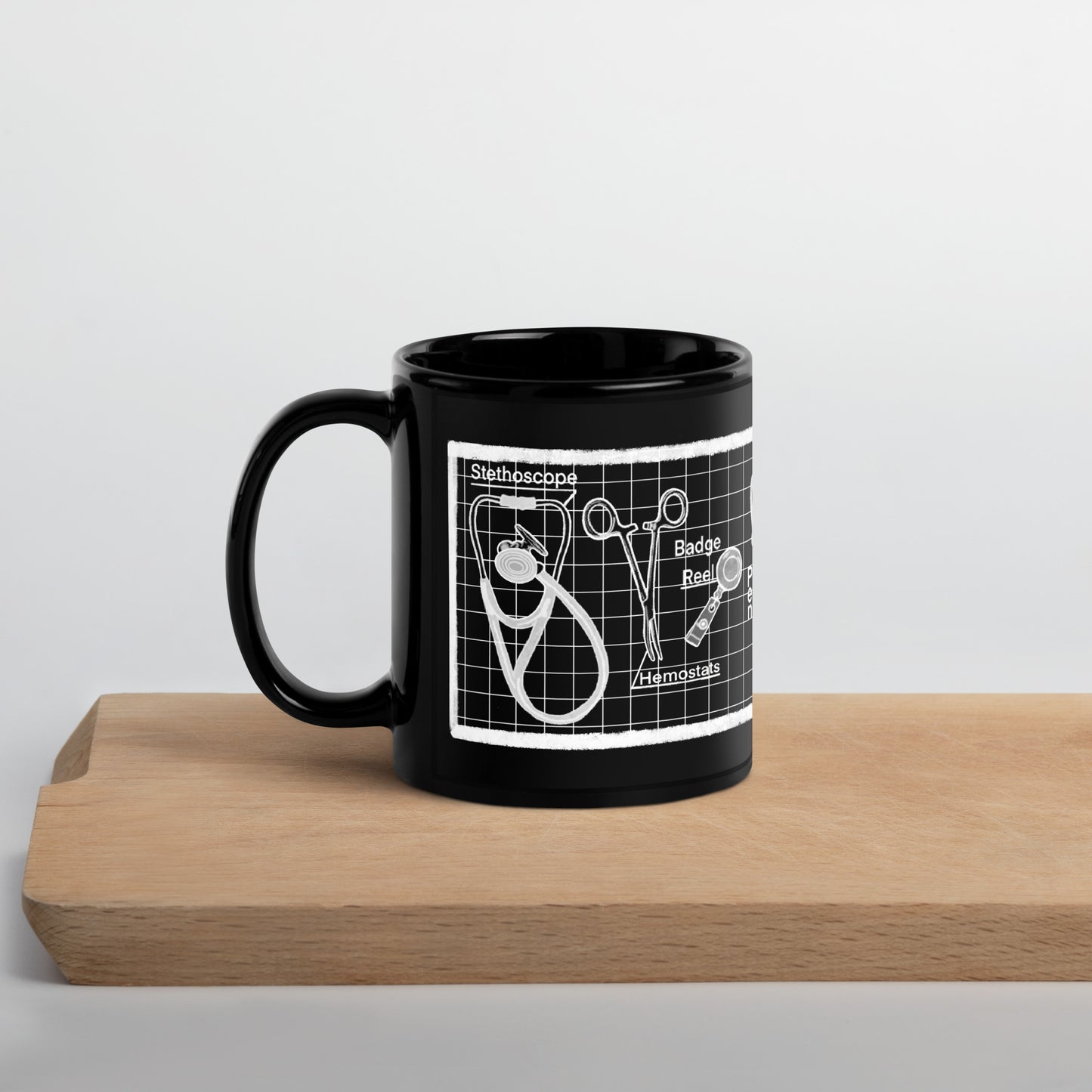 Nurse’s Kit Black Mug