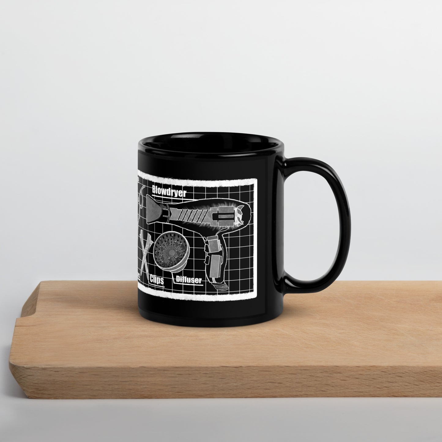 Hairstylist's Kit Black Mug