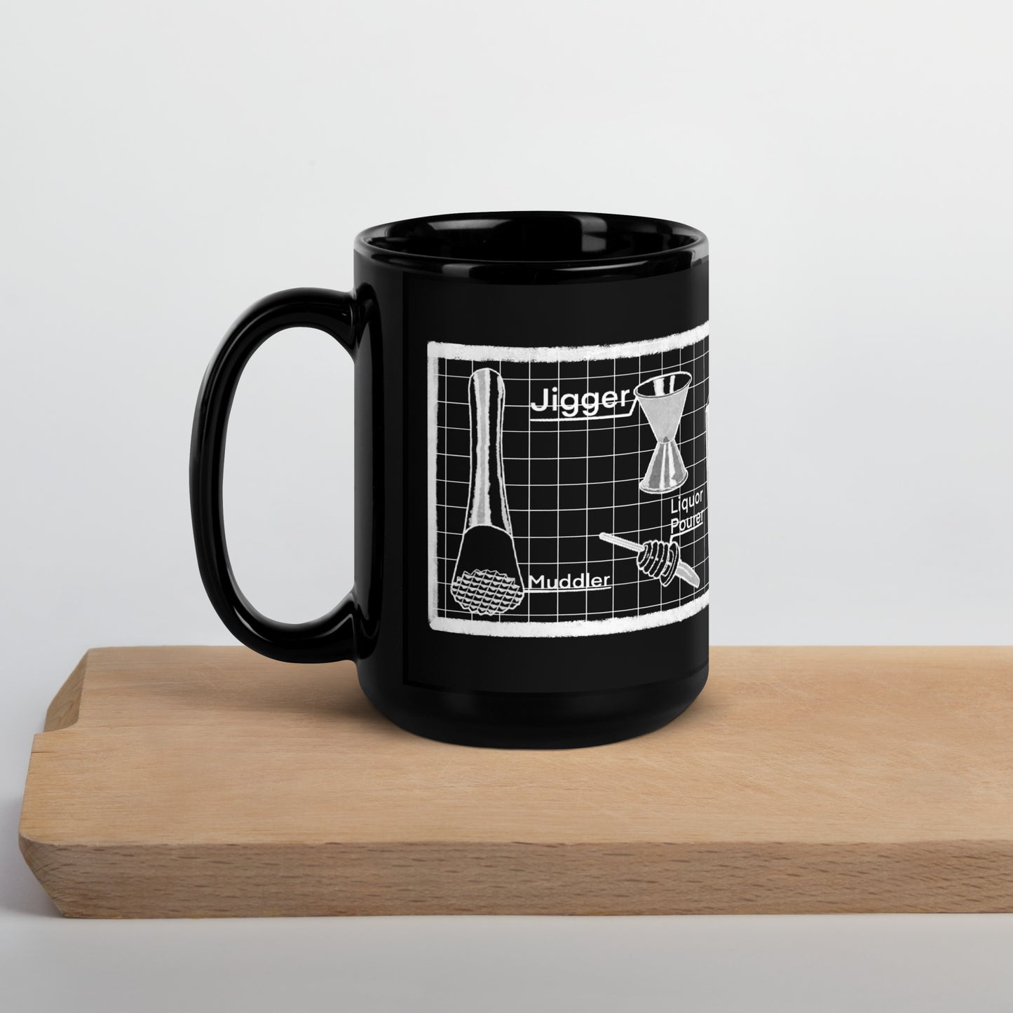 Bartender's Kit Black Mug