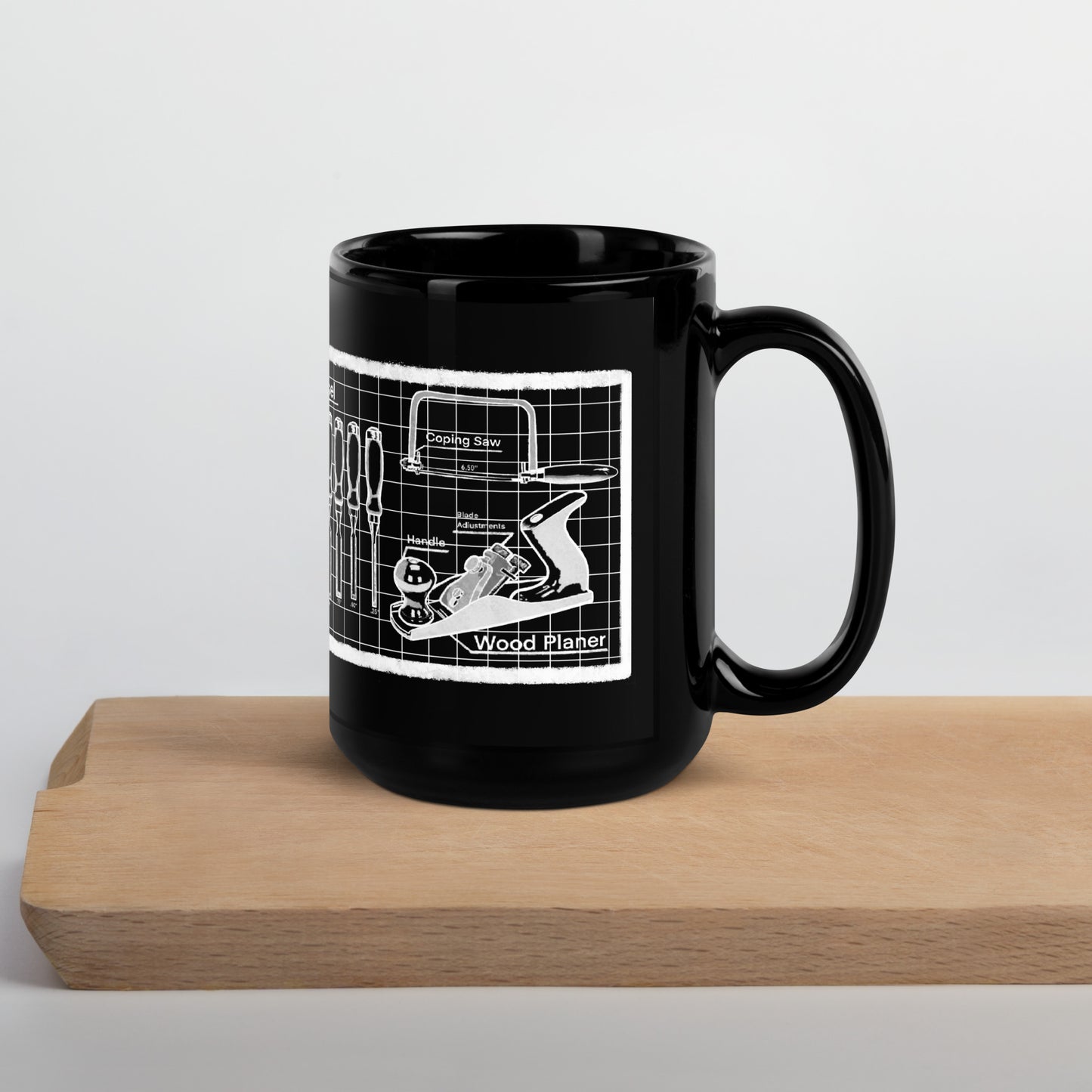 Carpenter's Kit Black Mug