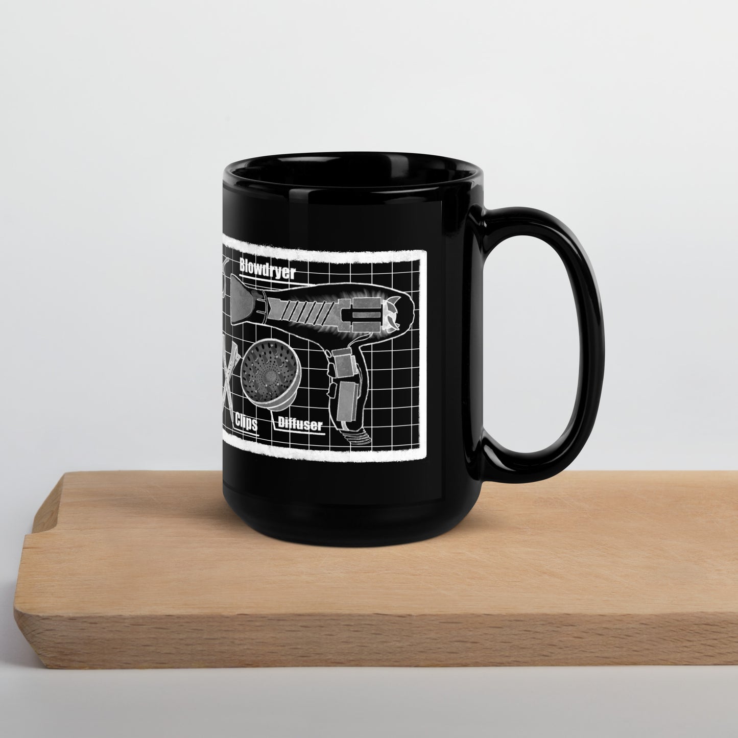Hairstylist's Kit Black Mug