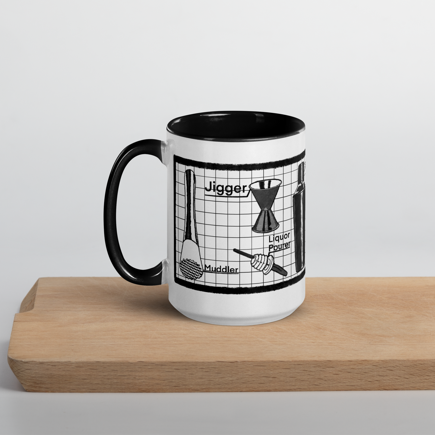 Bartender’s Kit Mug with Color Inside