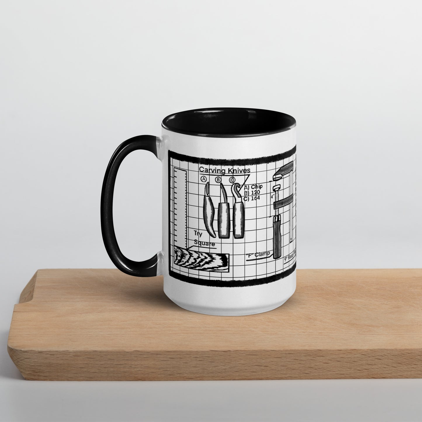 Carpenter’s Kit Mug with Color Inside