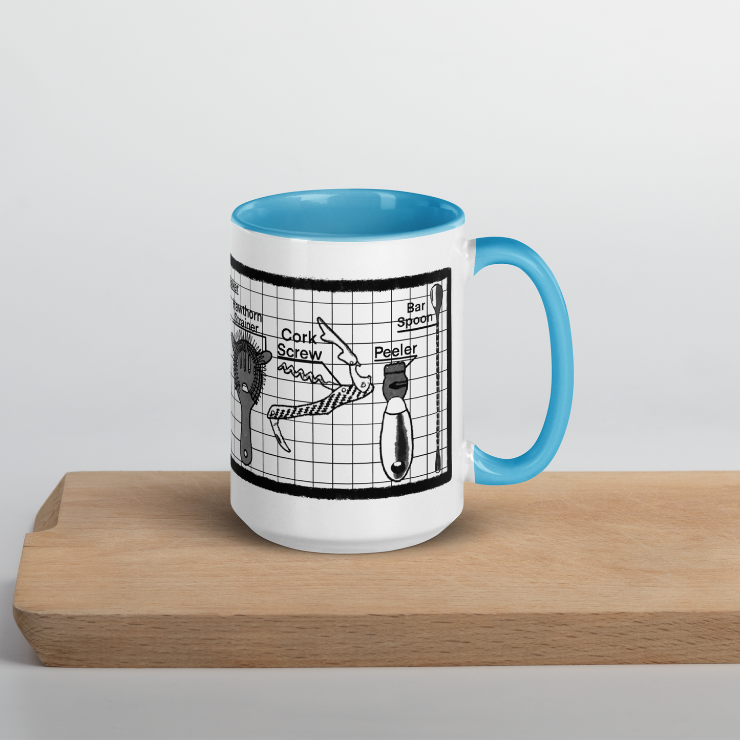 Bartender’s Kit Mug with Color Inside