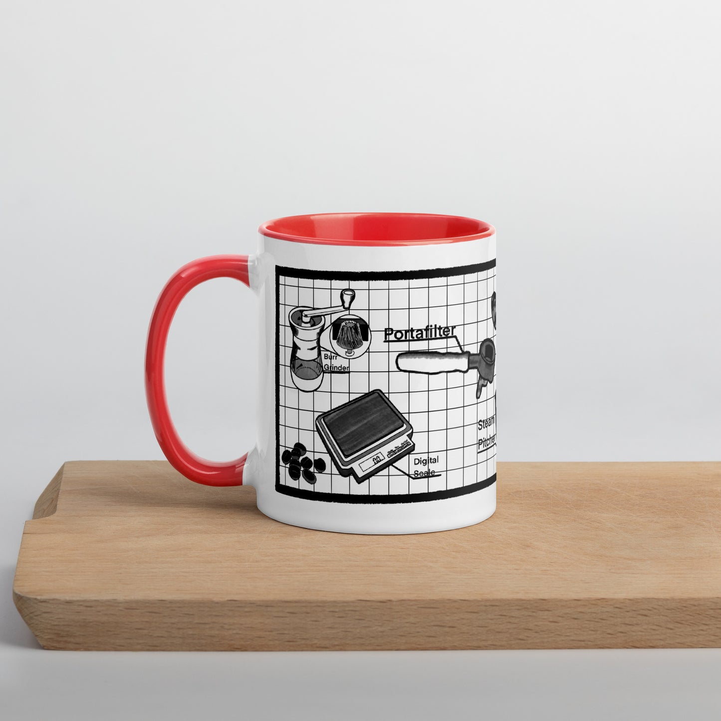 Barista’s Kit Mug with Color Inside