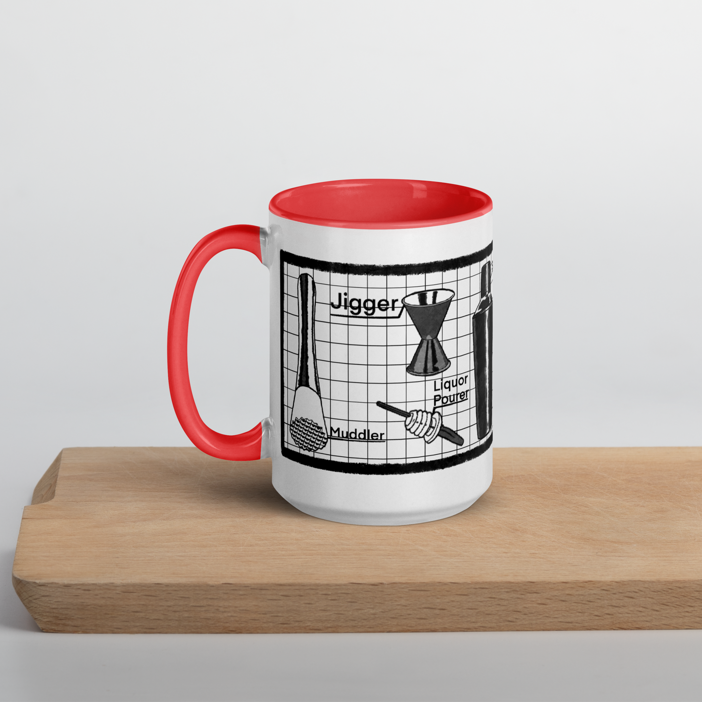 Bartender’s Kit Mug with Color Inside