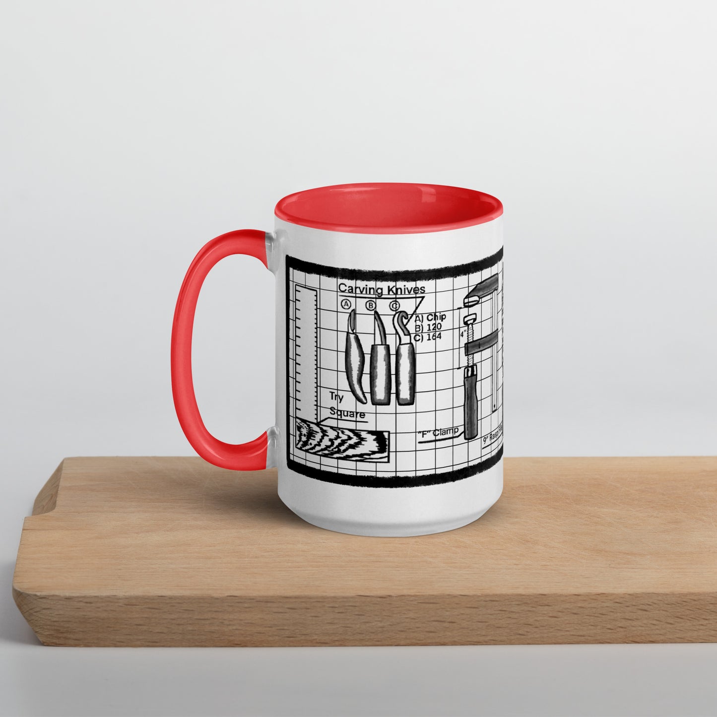 Carpenter’s Kit Mug with Color Inside